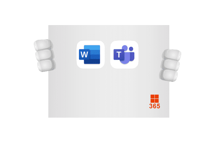 Buddy met een bord in zijn handen met logo\'s